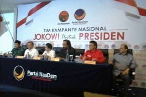 Rapat tim pemenangan Jokowi - JK